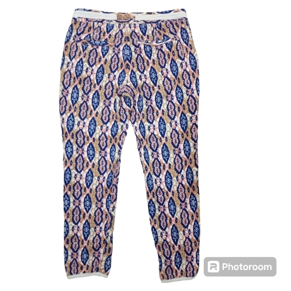 Pilcro Paz Ikat Joggers Royal Blue Sz 26 - Picture 8 of 16